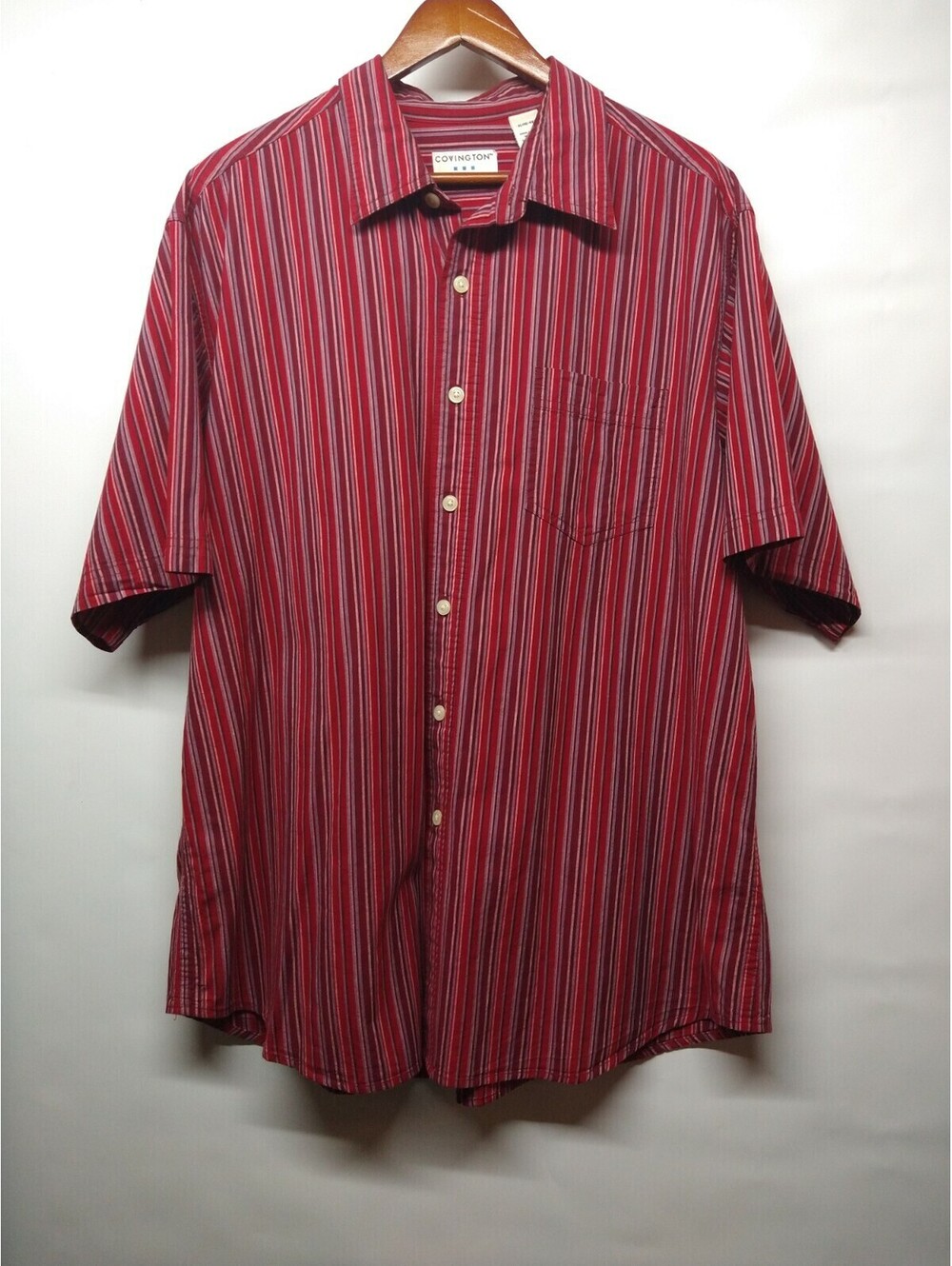Covington Men's Dress Shirt Striped XL (46-48) 049